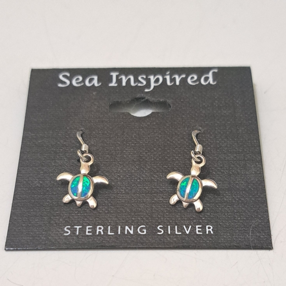 Jewelry - Sterling Silver Turtle Earrings